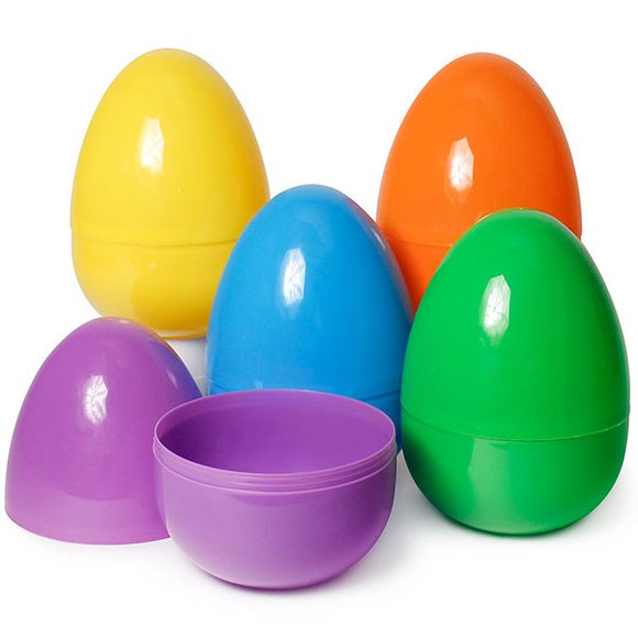 plastic eggs for easter egg hunt